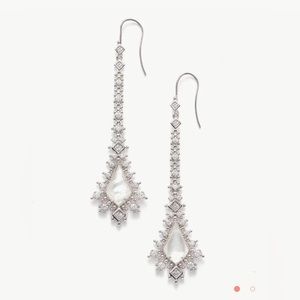 NIB Reimer Statement Earrings (Ivory)